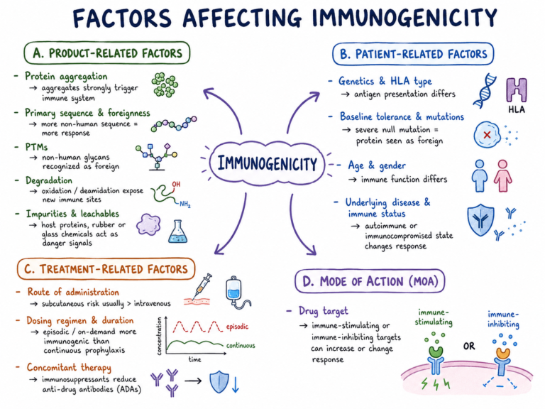 Factors affects Immunogenicity