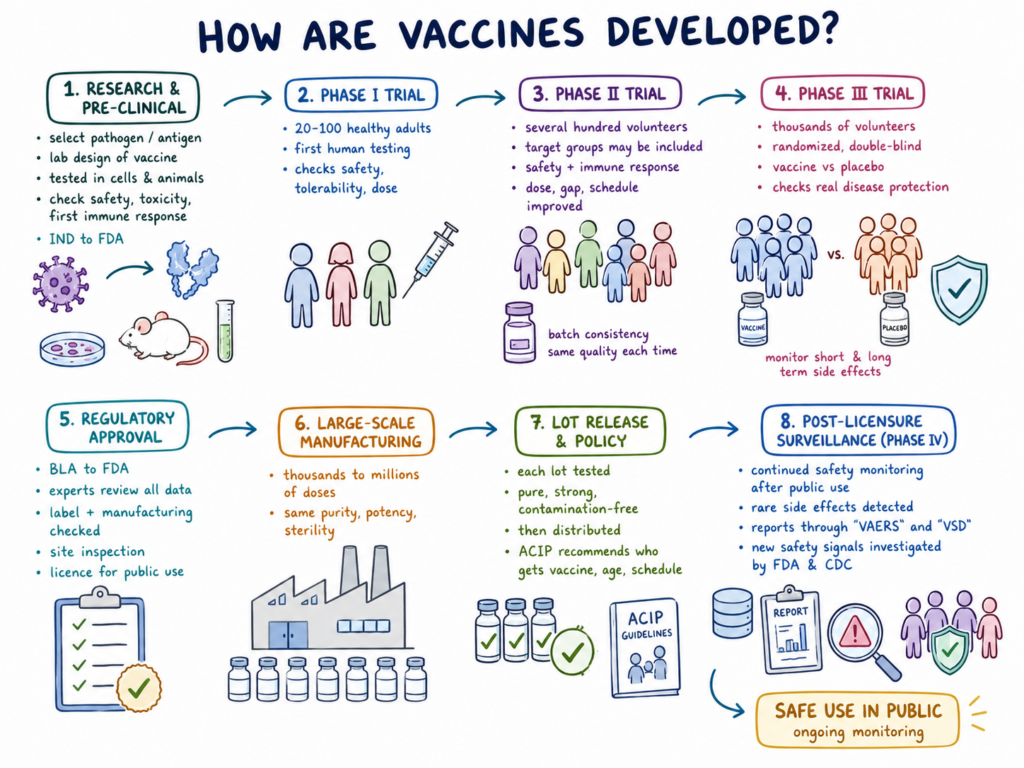 How are Vaccines developed?