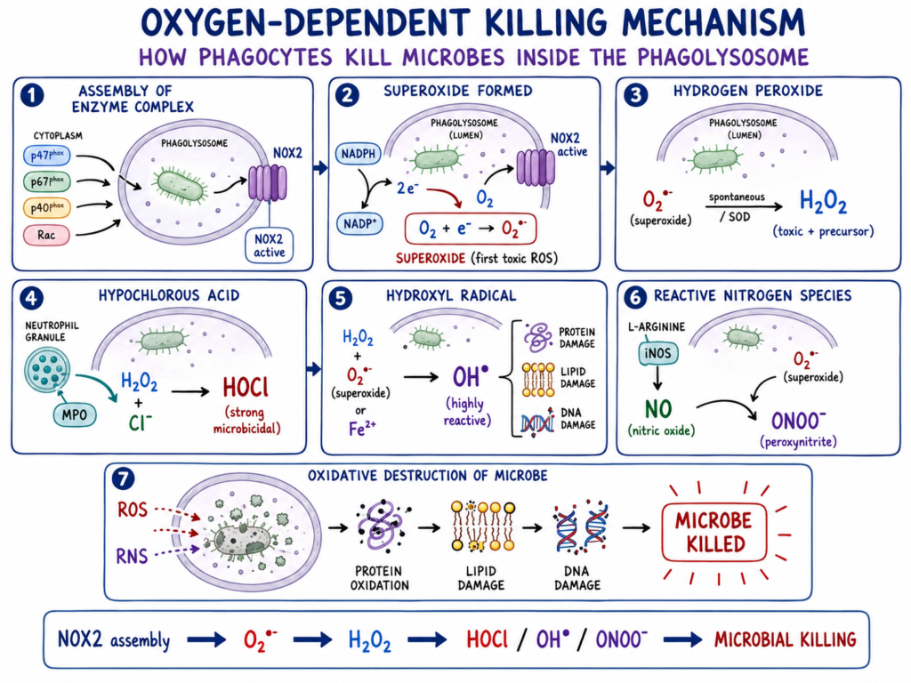 Oxygen-Dependent Killing Mechanism