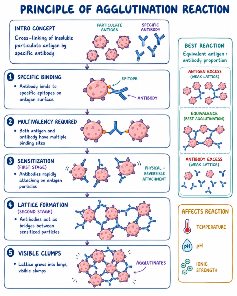 Principle of Agglutination Reaction