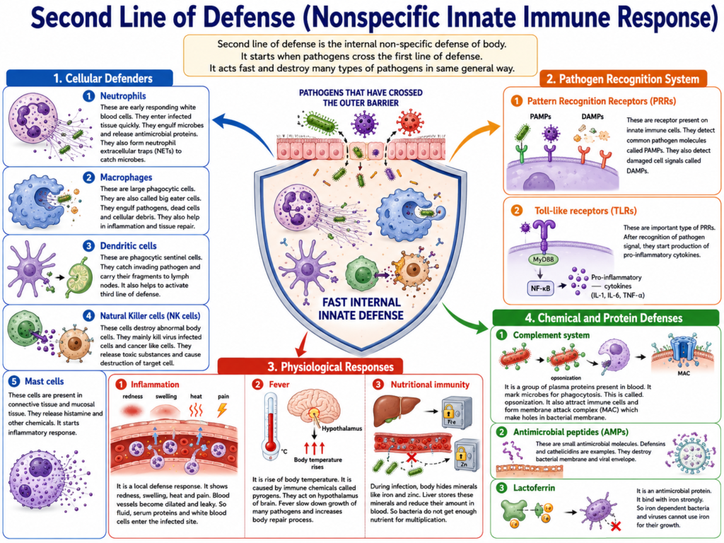 Second Line of Defense (Nonspecific Innate Immune Response)
