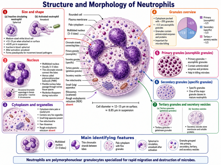 Structure and Morphology of Neutrophils