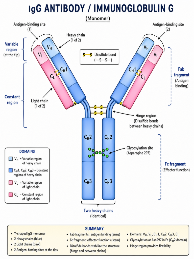 Structure of IgG