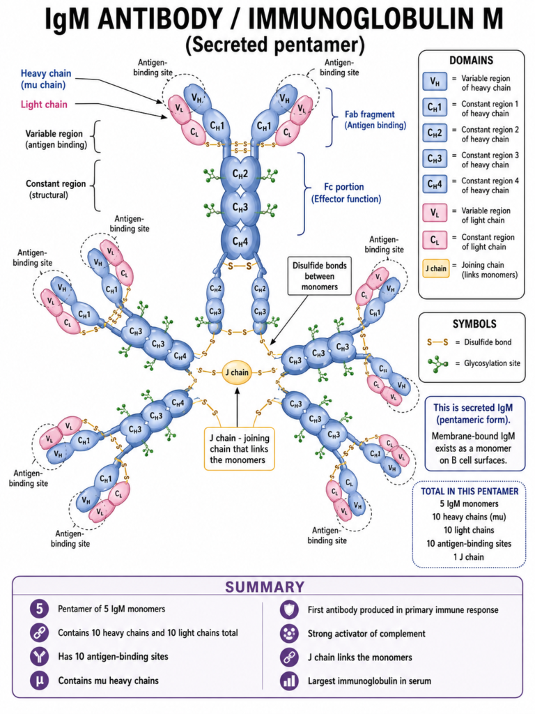 Structure of IgM