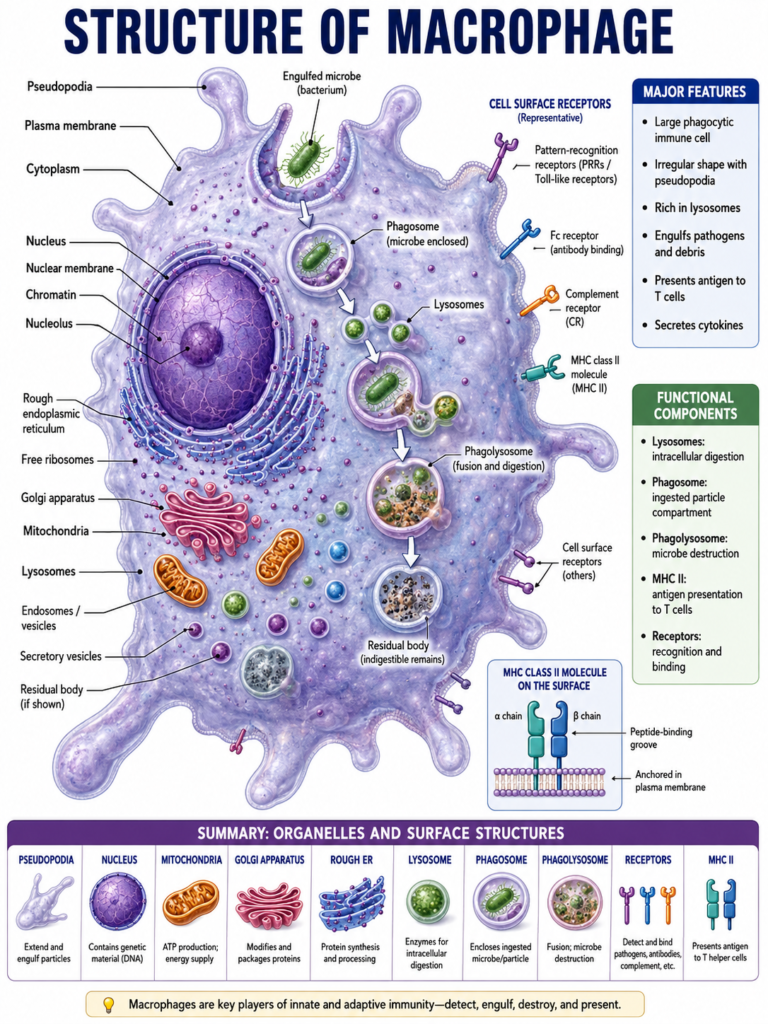 Structure of Macrophage