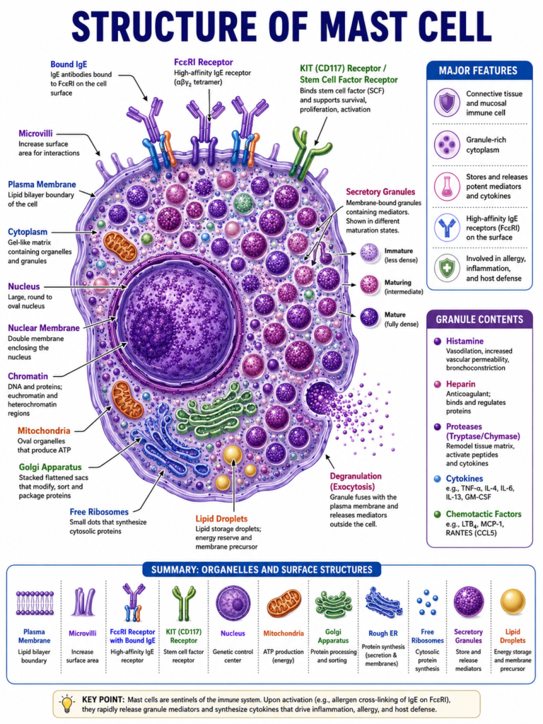 Structure of Mast cell