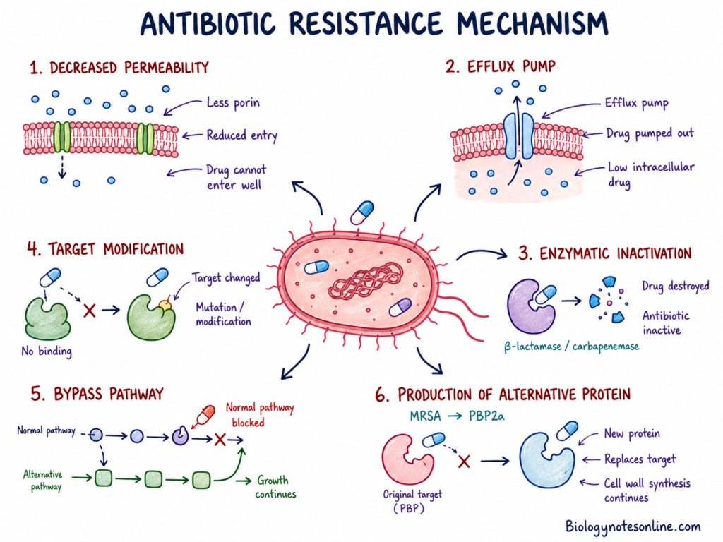 Antibiotic Resistance Mechanism