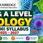 Cambridge AS and A Level Biology (9700) Syllabus 2025–2027: Topics and Study Notes