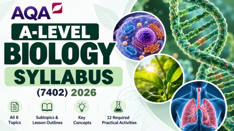 AQA A-Level Biology Syllabus